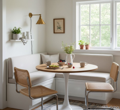 How to Design a Breakfast Nook in Limited Kitchen Space