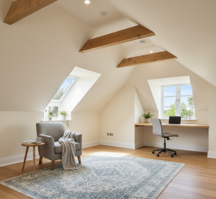 Staging Attics to Show Livable Space Conversions