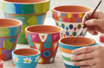 DIY Painted Terra Cotta Pot Projects for Colorful Planters
