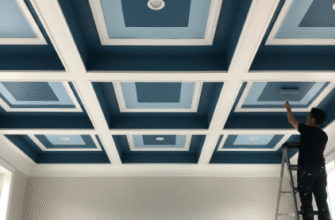 DIY Painted Tray Ceiling Projects for Added Dimension