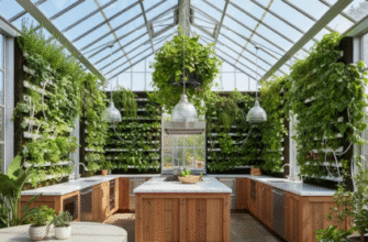 How to Design a Greenhouse Kitchen With Living Walls