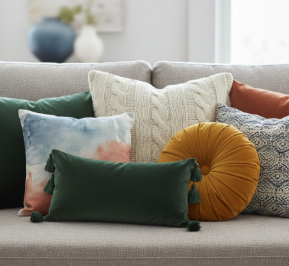 How to Choose Throw Pillows That Elevate Your Sofa