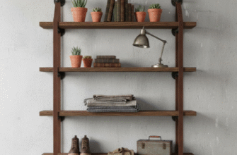 DIY Leather Strap Shelving Projects for Industrial Style