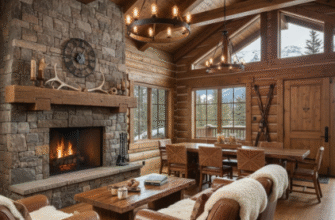 Mountain Lodge Interior Design for Alpine Retreat Feeling